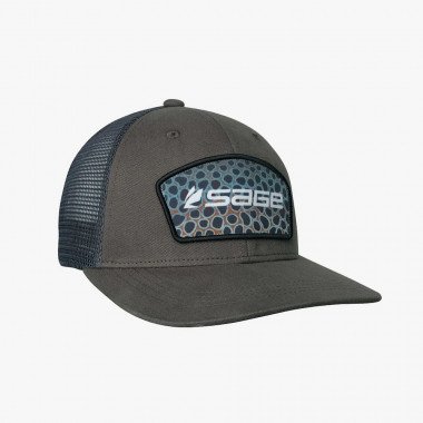 Sage Cap Patch Trucker - Brown Trout