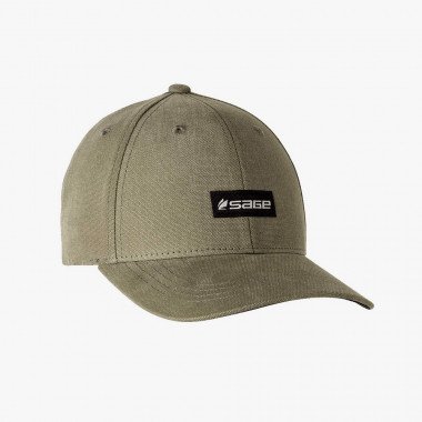 Cap Sage 6 Panel Logo